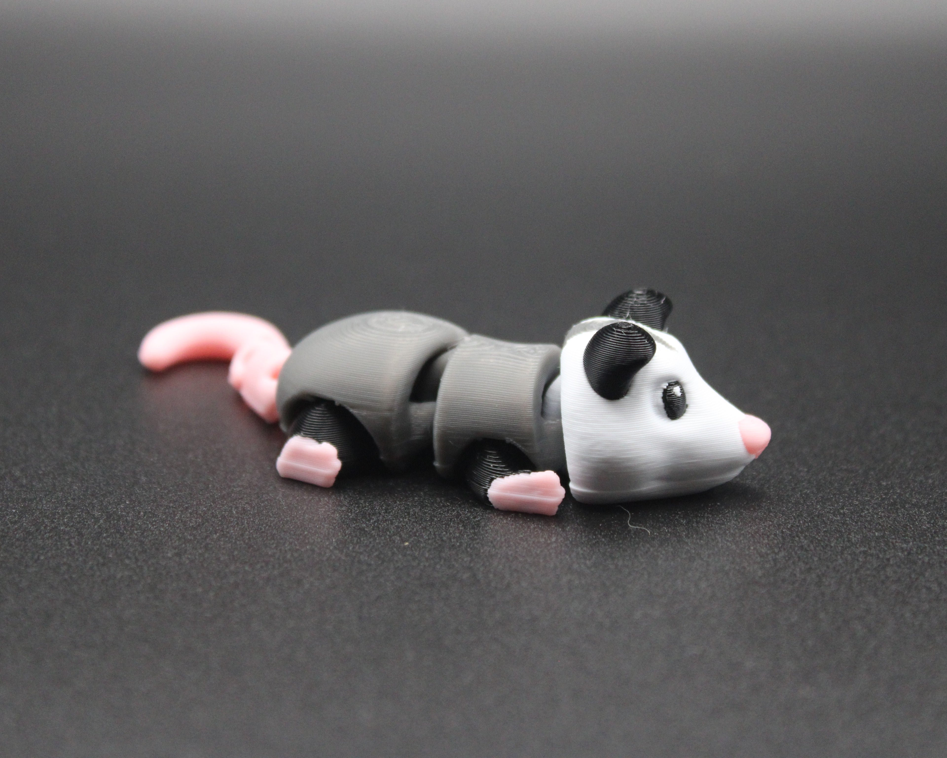Patches - Articulating Possum Keychain