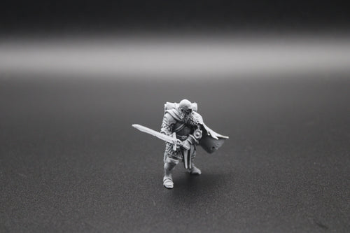 Bald Male Swordsman - Miniature