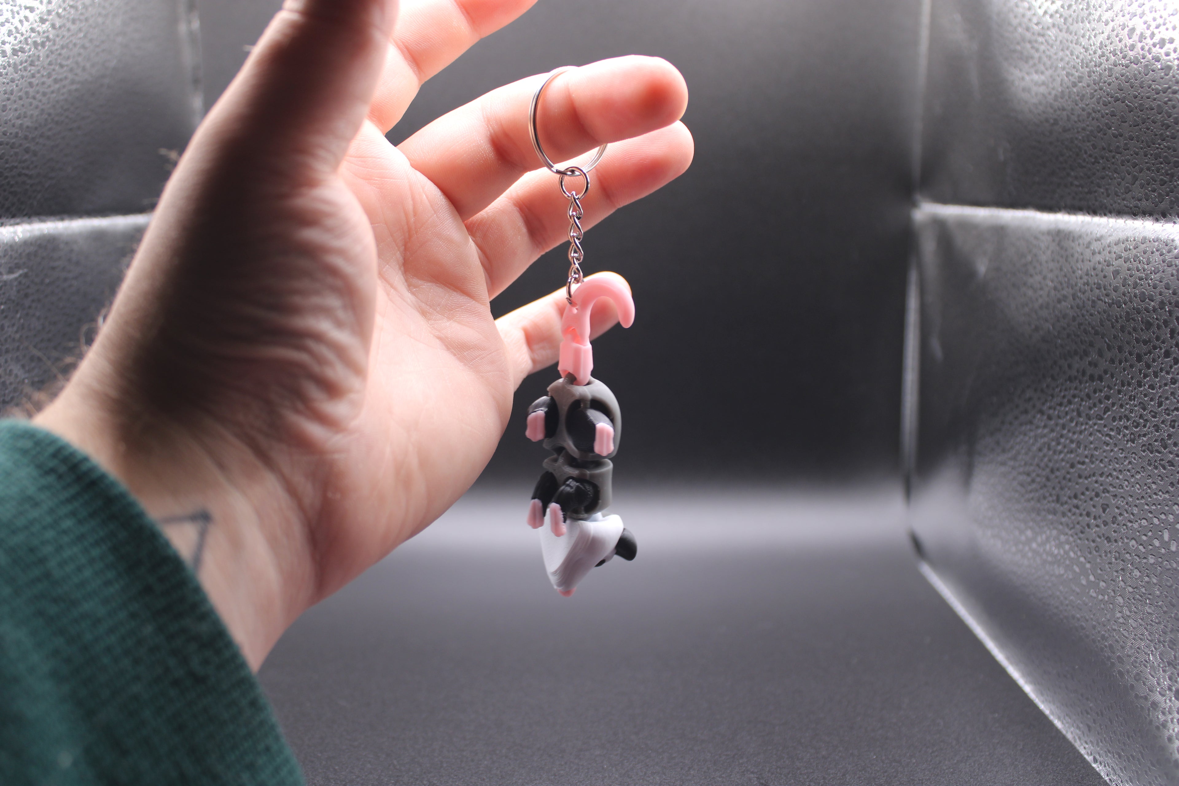 Patches - Articulating Possum Keychain