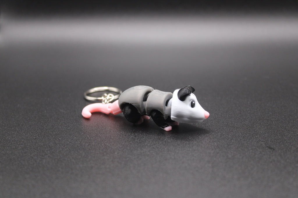 Patches - Articulating Possum Keychain
