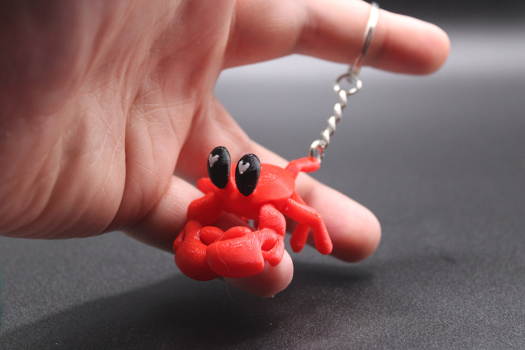Caesar - Articulating Crab Keychain