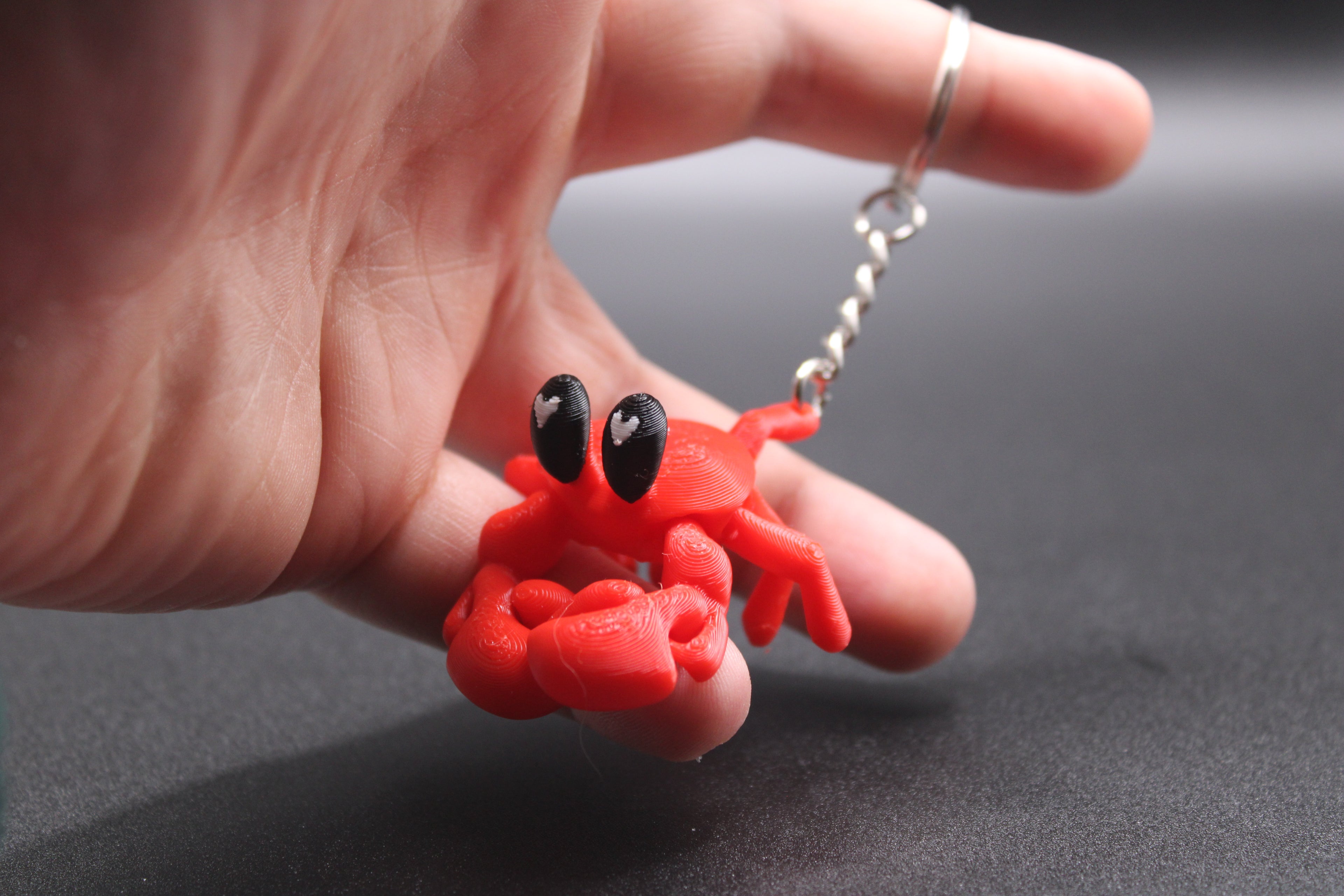 Caesar - Articulating Crab Keychain