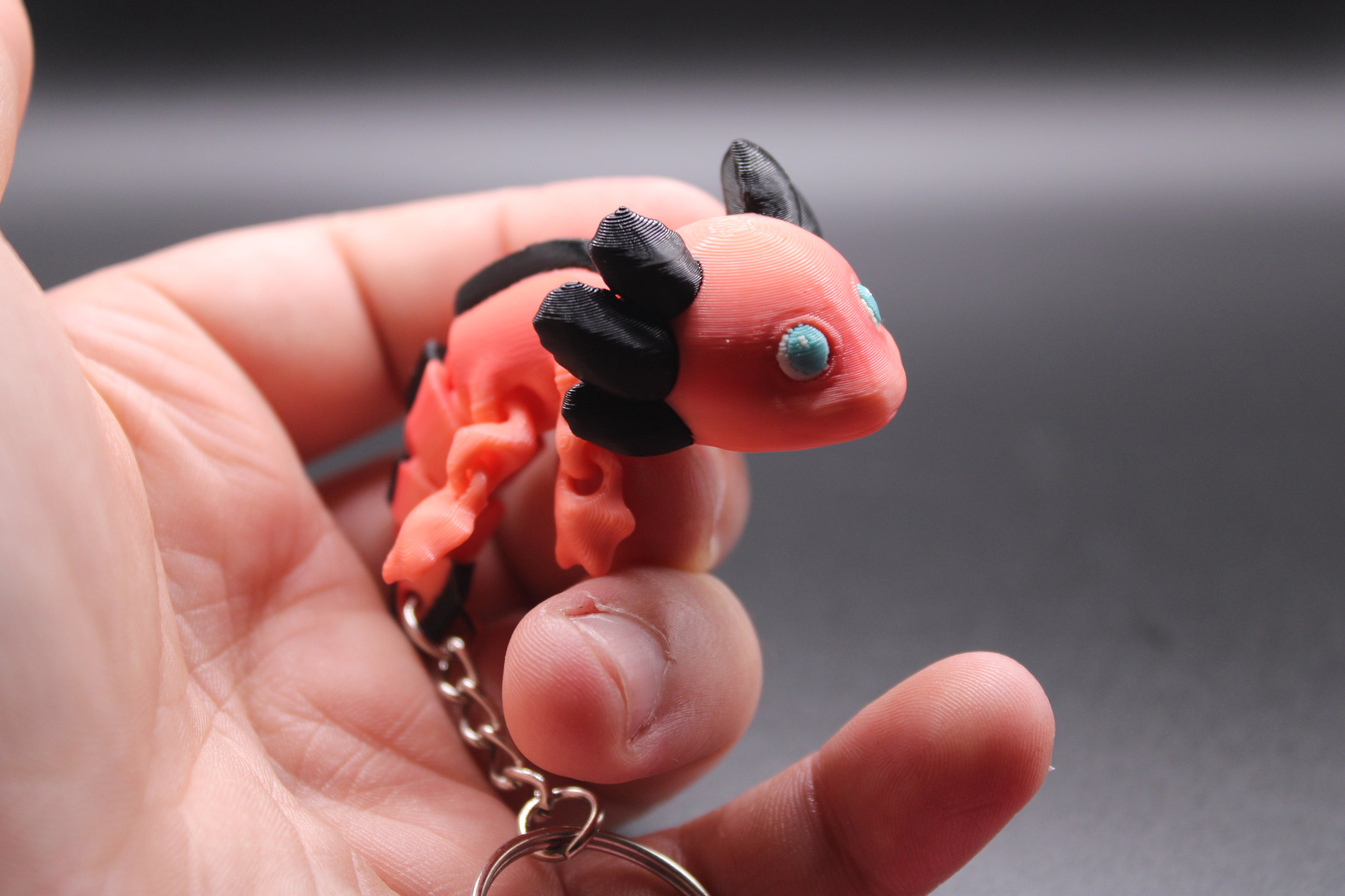 Aristotle - Articulating Axolotl Keychain