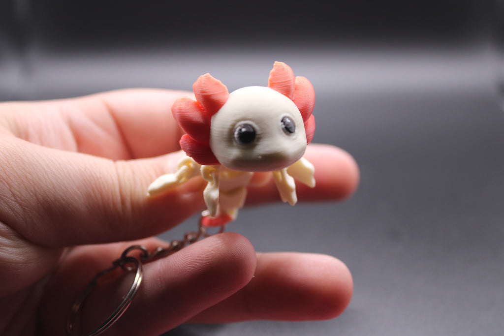 Aristotle - Articulating Axolotl Keychain