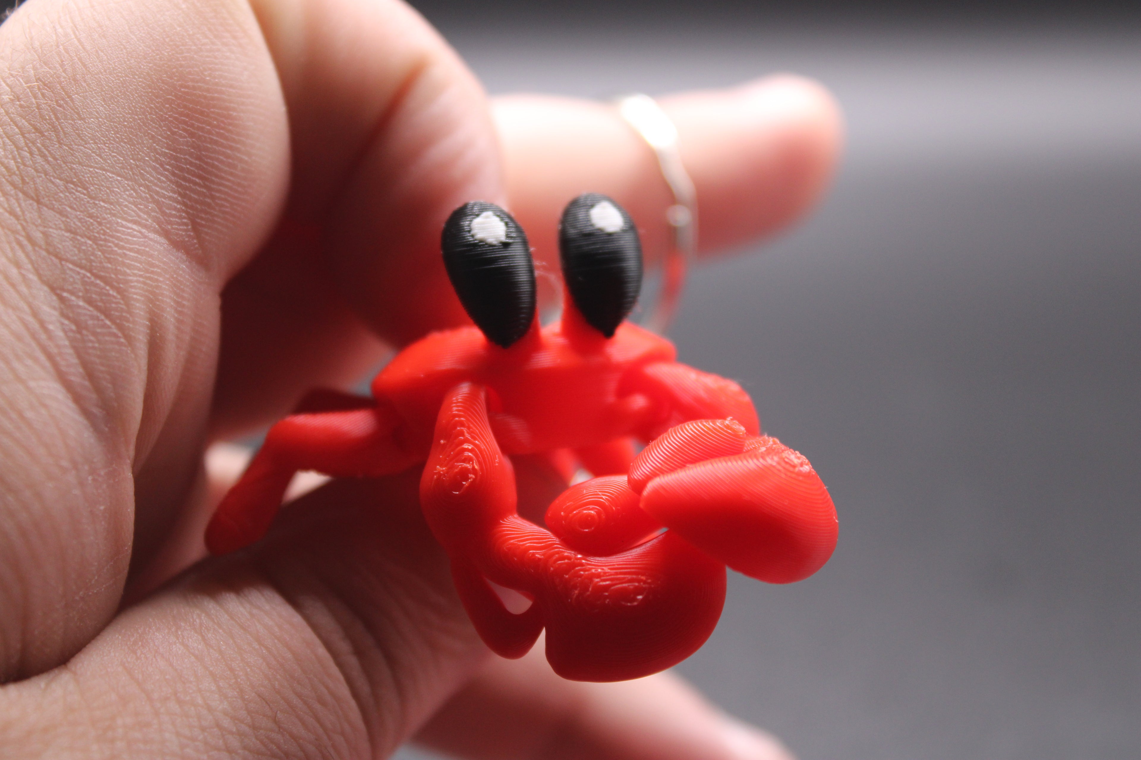 Caesar - Articulating Crab Keychain