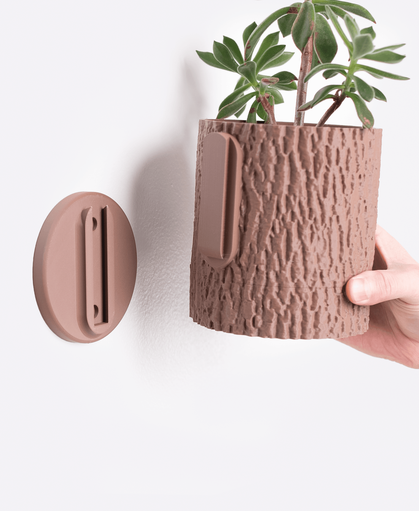 Wall Planter - Tree Bark
