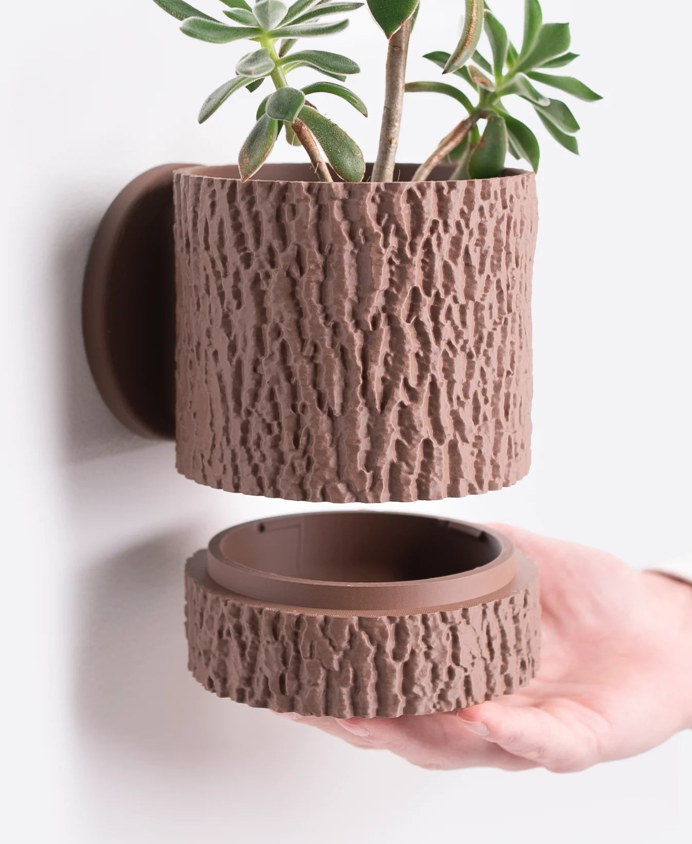 Wall Planter - Tree Bark